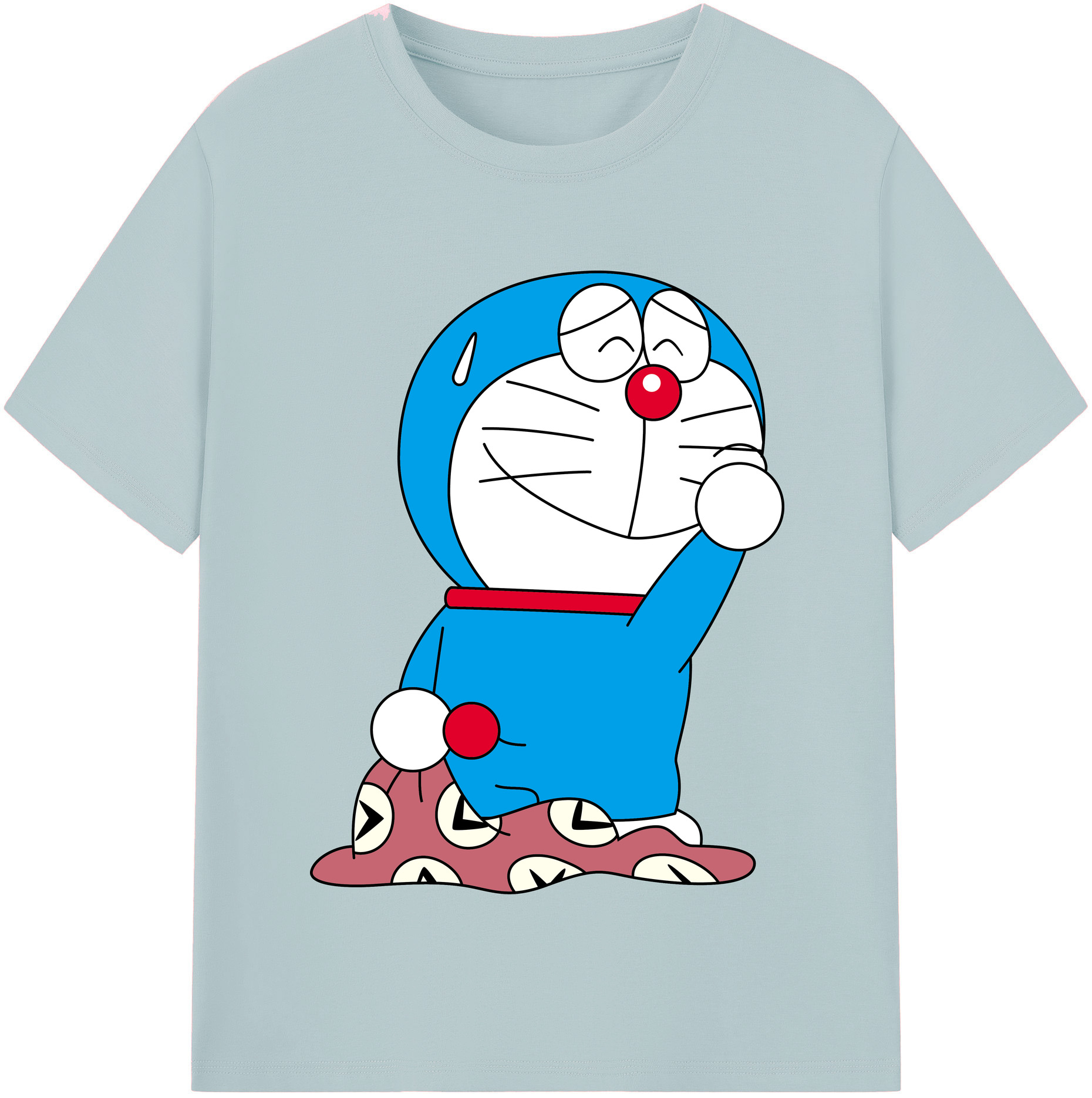 （画像用） ドラえもん Doraemon 綿100％半袖Tシャツ（フロントプリント）
